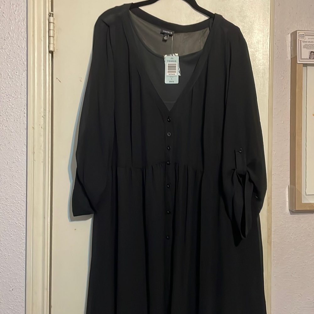Torrid Black Shirt Dress